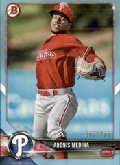 Adonis Medina [Sky Blue] #BP51 Baseball Cards 2018 Bowman Paper Prospects Prices