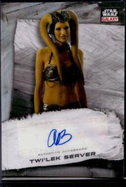 Andrea Bartlow #GA-ABT Star Wars 2022 Topps Galaxy Chrome Autograph