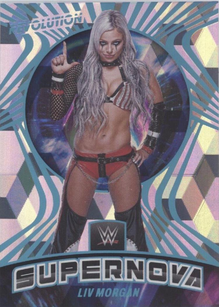 Liv Morgan [Cubic] #15 Wrestling Cards 2022 Panini Revolution WWE Supernova