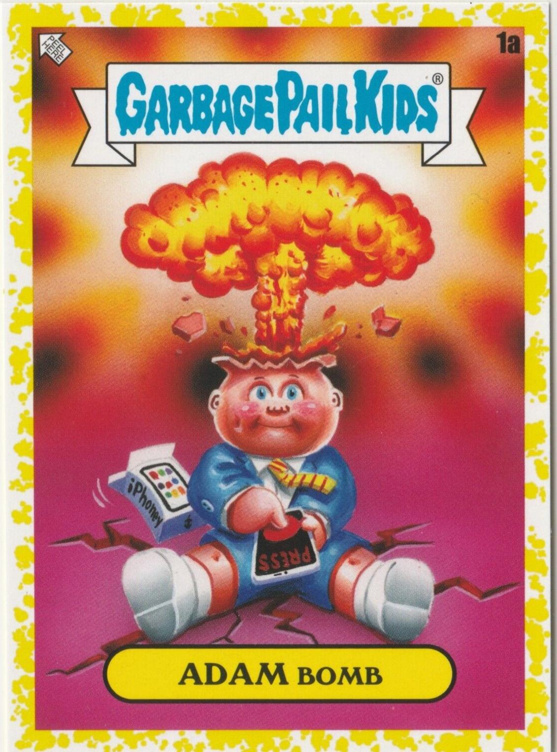 ADAM Bomb [Yellow] #1a Garbage Pail Kids 35th Anniversary