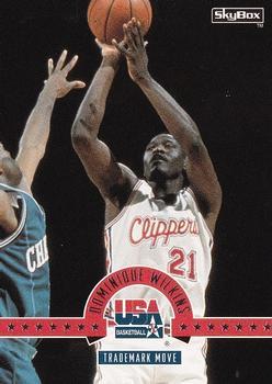 Dominique Wilkins #35 Basketball Cards 1994 Skybox USA Basketball