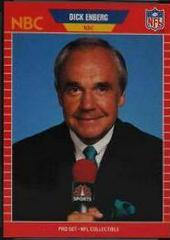 Dick Enberg #24 Football Cards 1989 Pro Set Announcer Inserts Prices