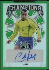 Cafu [Prismatic Green] #C-C1 Soccer Cards 2022 Leaf Metal Champions Autographs Prices