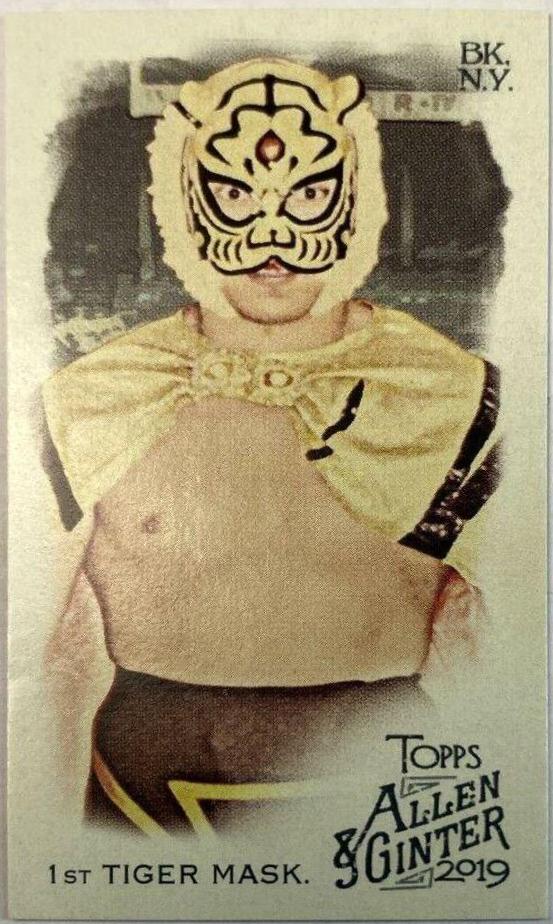 1st Tiger Mask [Mini A & G Back] #166 Baseball Cards 2019 Topps Allen & Ginter