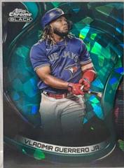 Vladimir Guerrero Jr. [Green Atomic] #2 Baseball Cards 2022 Topps Chrome Black Prices