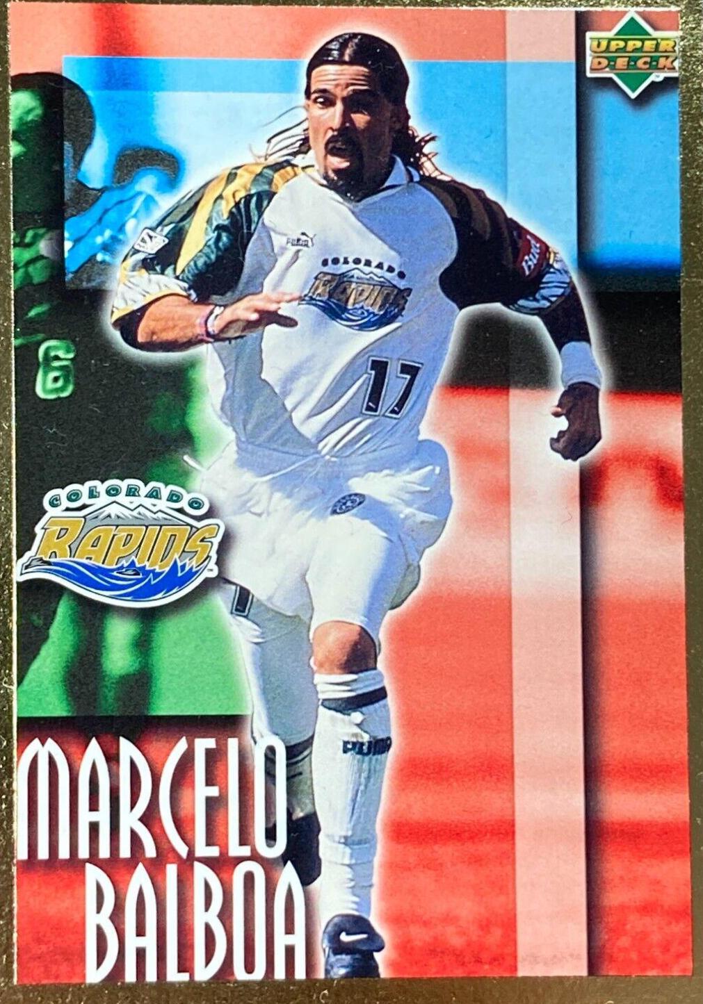 Marcelo Balboa [Gold] #1 Soccer Cards 1997 Upper Deck MLS