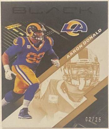 Aaron Donald [Copper] #56 Football Cards 2020 Panini Black