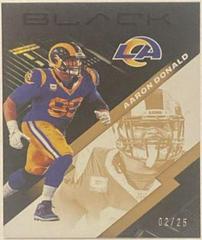 Aaron Donald [Copper] #56 Football Cards 2020 Panini Black Prices