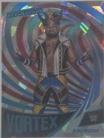 King Woods [Cubic] #15 Wrestling Cards 2022 Panini Revolution WWE Vortex