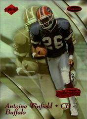 Antoine Winfield [HoloSilver] #25 Football Cards 1999 Collector's Edge Masters Prices