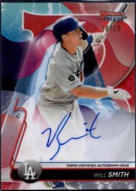 Will Smith [Red Refractor] #WS Baseball Cards 2020 Bowman's Best of 2020 Autographs