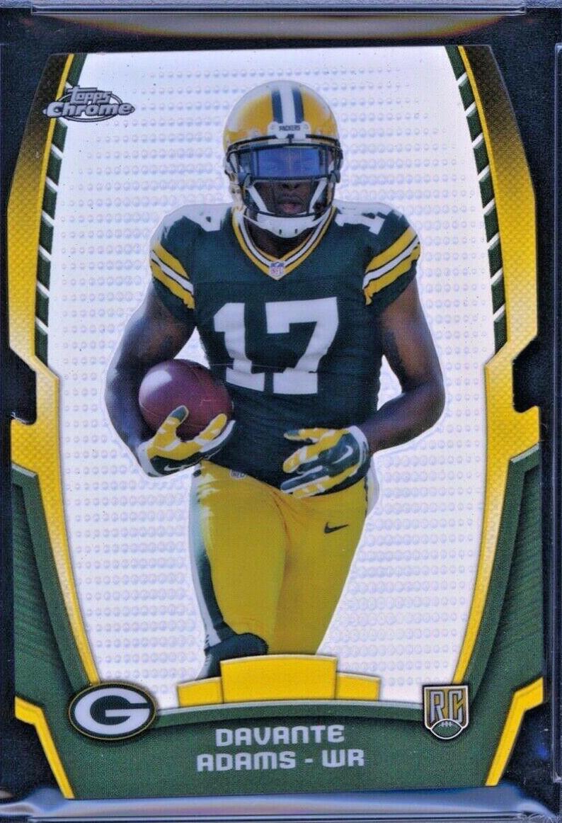 2014 orders Topps Chrome Davante Adams Rookie Die Cut /25 #CRDC-DA Packers Raiders