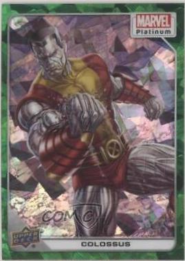 Colossus [Green Crackle] #64 Marvel 2023 Upper Deck Platinum