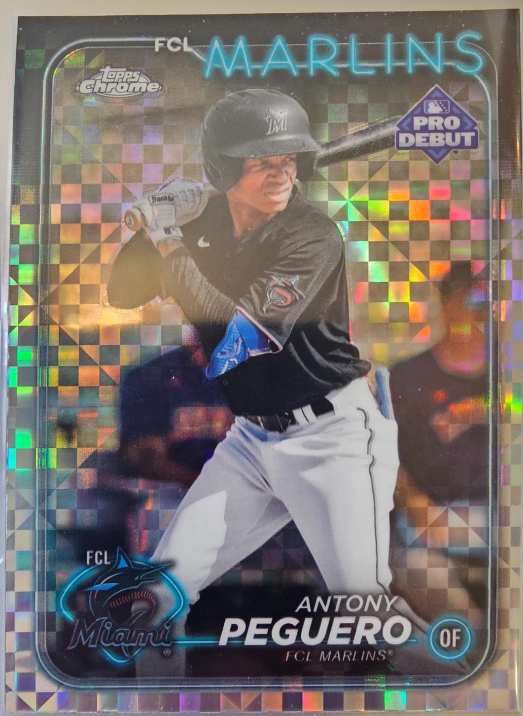 Antony Peguero [XFractor] PDC23 Prices 2024 Topps Pro Debut Chrome