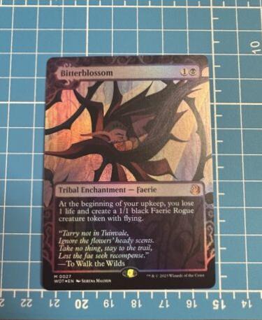 Bitterblossom [Foil] #27 Magic Wilds of Eldraine Enchanting Tales