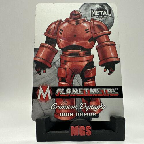 Crimson Dynamo #PM-17 2024 SkyBox Metal Universe Avengers Planet Metal Iron Armor