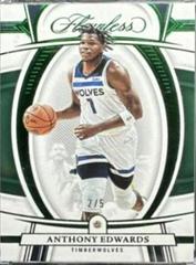 Anthony Edwards [Emerald] #29 Basketball Cards 2021 Panini Flawless Prices