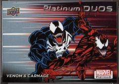 Venom / Carnage [Rainbow] #PD18 Marvel 2023 Upper Deck Platinum Duos Prices