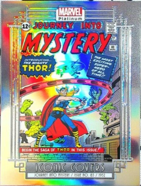 Journey Into Mystery [Rainbow] #IC04 Marvel 2023 Upper Deck Platinum Iconic Covers