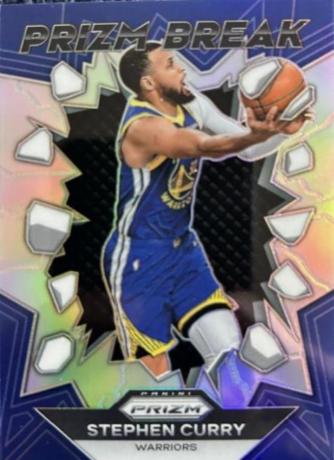 Stephen Curry [Silver] #5 Basketball Cards 2023 Panini Prizm Prizm Break