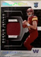 Sam Howell [Silver] #RIM-SHO Football Cards 2022 Panini Black Rookie Influx Memorabilia Prices