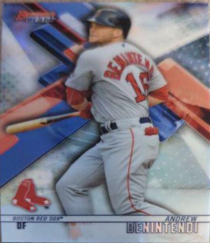 Andrew Benintendi [Refractor] #22 Baseball Cards 2018 Bowman's Best