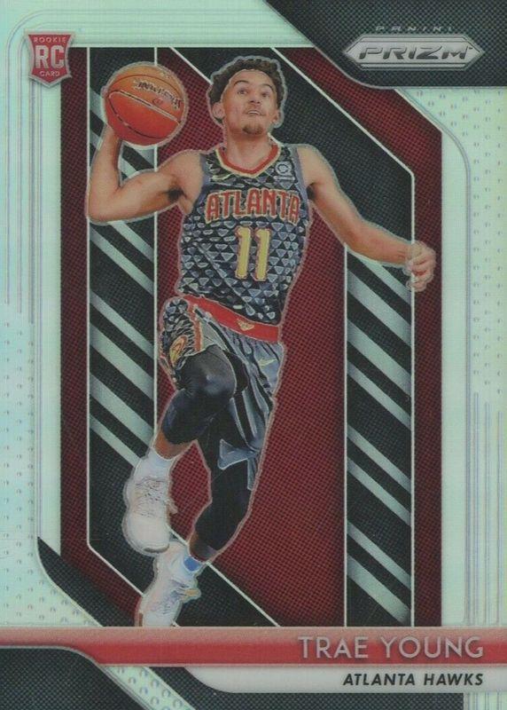 Trae Young Rookie Card Silver shops Prizm PSA 9