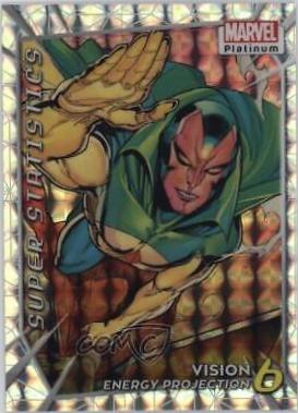 Vision #SS21 Marvel 2023 Upper Deck Platinum Super Statistics