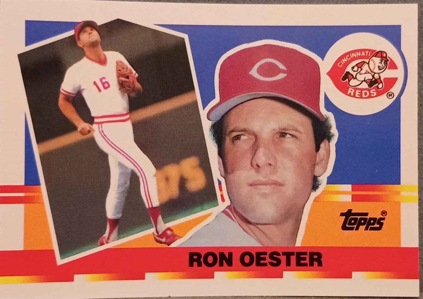 Ron Oester #55 Baseball Cards 1990 Topps Big Baseball