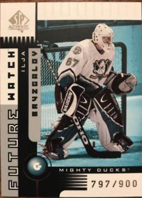 Ilja Bryzgalov #131 Hockey Cards 2001 SP Authentic