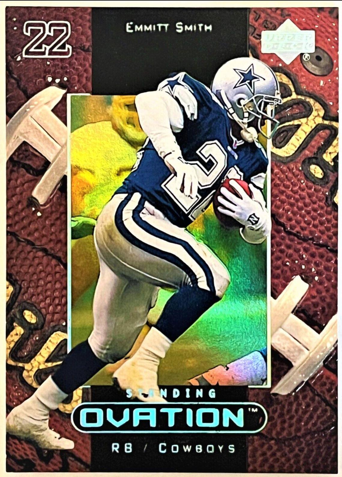 Emmitt Smith [Standing Ovation] #16 Football Cards 1999 Upper Deck Ovation