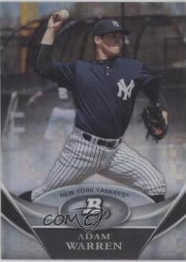 Adam Warren [Xfractor] #BPP94 Baseball Cards 2011 Bowman Platinum Prospects