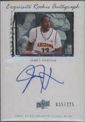 James Harden [Autograph] #45 Basketball Cards 2009 UD Exquisite Collection Prices