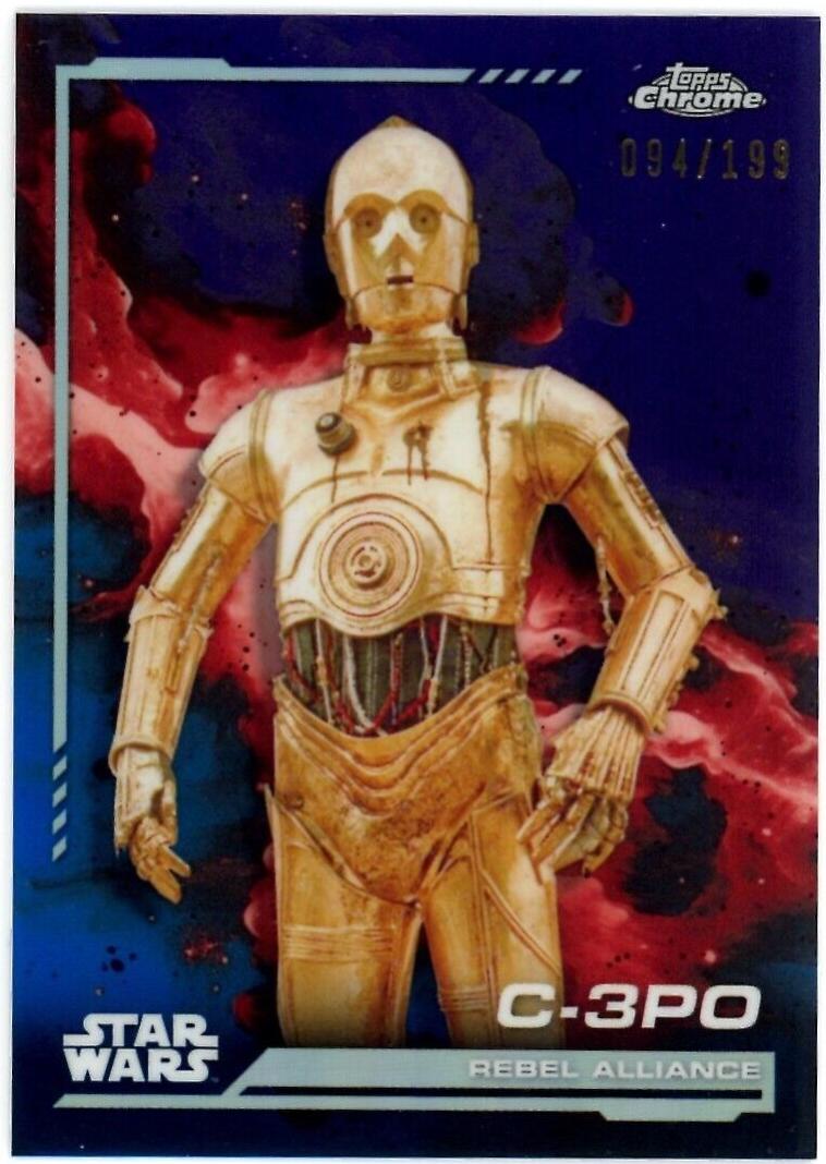 C-3PO [Kamino Aqua Refractor] #109 Star Wars 2024 Topps Chrome