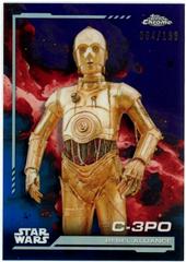 C-3PO [Kamino Aqua Refractor] #109 Star Wars 2024 Topps Chrome Prices