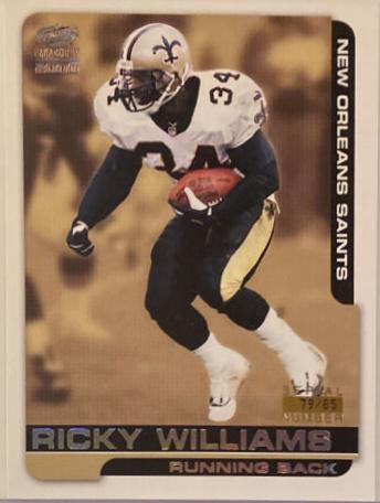 Ricky Williams [Holo Silver] #152 Football Cards 2000 Pacific Paramount