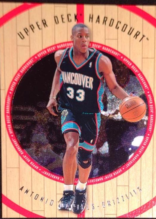 Antonio Daniels #48 Basketball Cards 1998 Upper Deck Hardcourt