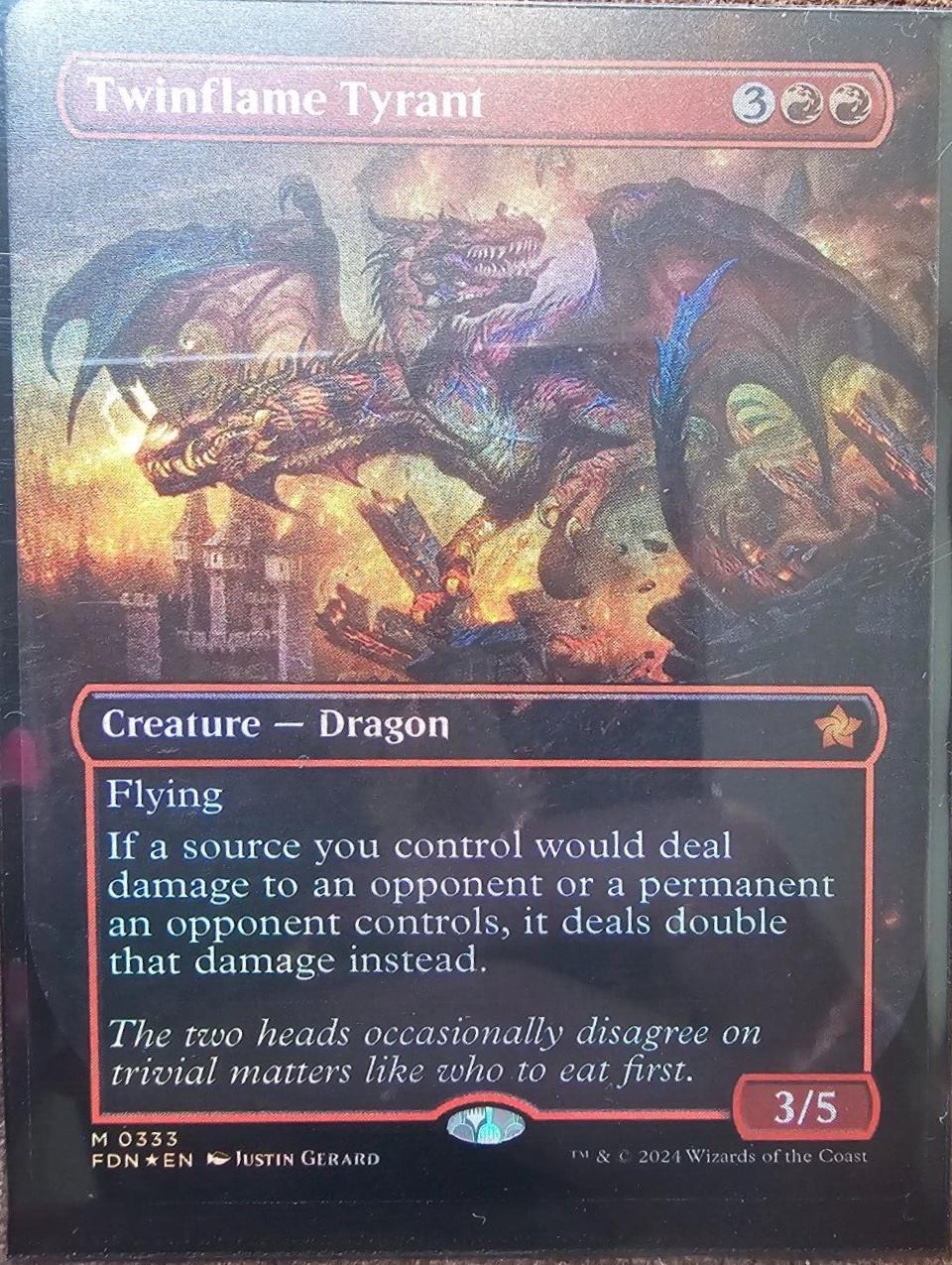 Twinflame Tyrant [Foil] #333 Magic Foundations