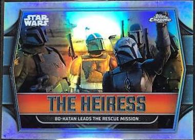 Bo-Katan Leads the Rescue Mission #TH-3 Star Wars 2024 Topps Chrome The Heiress