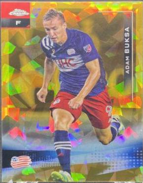 Adam Buksa [Gold Refractor] #66 Soccer Cards 2021 Topps Chrome MLS