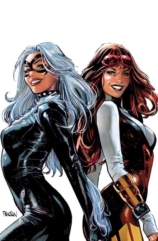 Jackpot And Black Cat [Panosian Convention Virgin] #1 (2024) Comic Books Jackpot and Black Cat