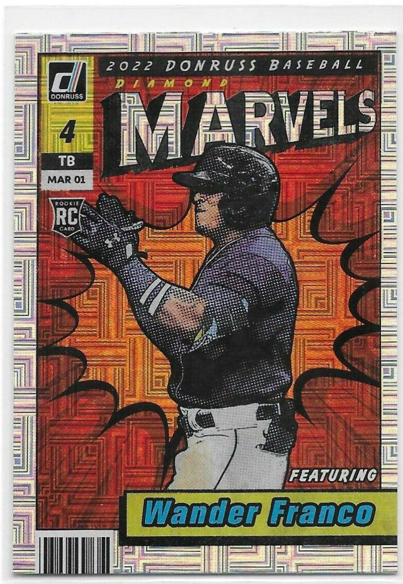 2022 Donruss Diamond Marvels Wander Franco Rays RC /999 Rays Rookie outlet Card PSA 9 Mint