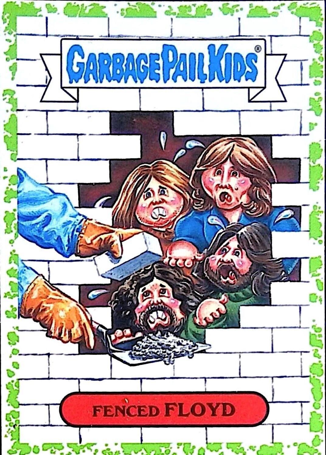 Fenced FLOYD [Green] #14a Garbage Pail Kids Battle of the Bands