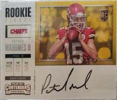 Patrick Mahomes II [Autograph] #343 Football Cards 2017 Panini Contenders Prices