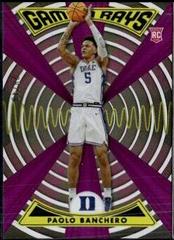 Paolo Banchero [Purple] #ZG-PAO Basketball Cards 2022 Panini Chronicles Draft Picks Gamma Rays Prices