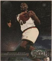 1997-98 online Skybox Metal Universe - SHAWN KEMP - Gold Universe #2 - SUPERSONICS