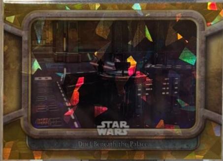 Duel Beneath the Palace [Gold] #82 Star Wars 2024 Topps Chrome Sapphire