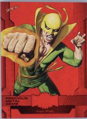 Iron Fist [Red Precious Metal Gems] #119 2024 SkyBox Metal Universe Avengers Prices