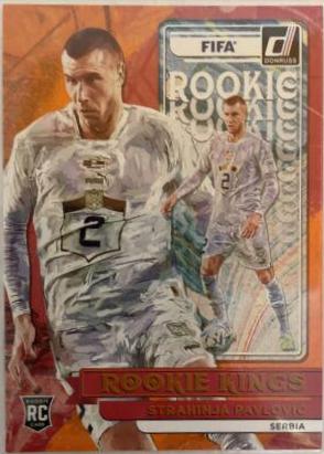 Strahinja Pavlovic [Orange] #16 Soccer Cards 2022 Panini Donruss Rookie Kings