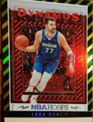 Luka Doncic [Winter Holo] #5 Basketball Cards 2023 Panini Hoops Dynamos